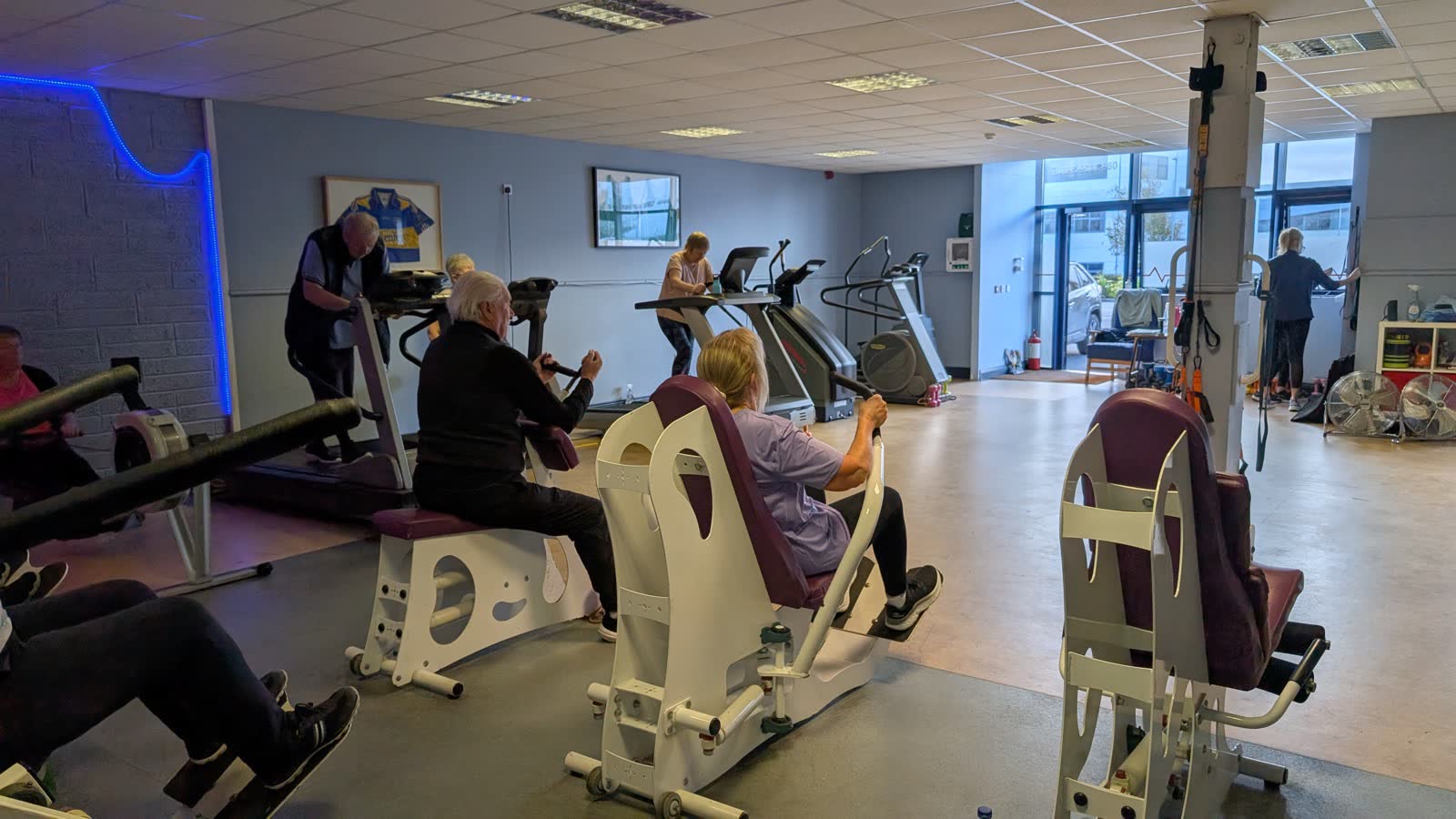 A Heartwise class on the machines at the Healthwise studio